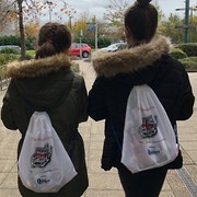 Gymnasts took home a gym bag each