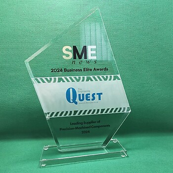 SME News award for leading supplier of precision machined components in the 2024 business elite award